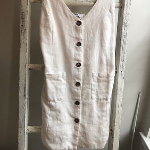 White Fate cut out dress